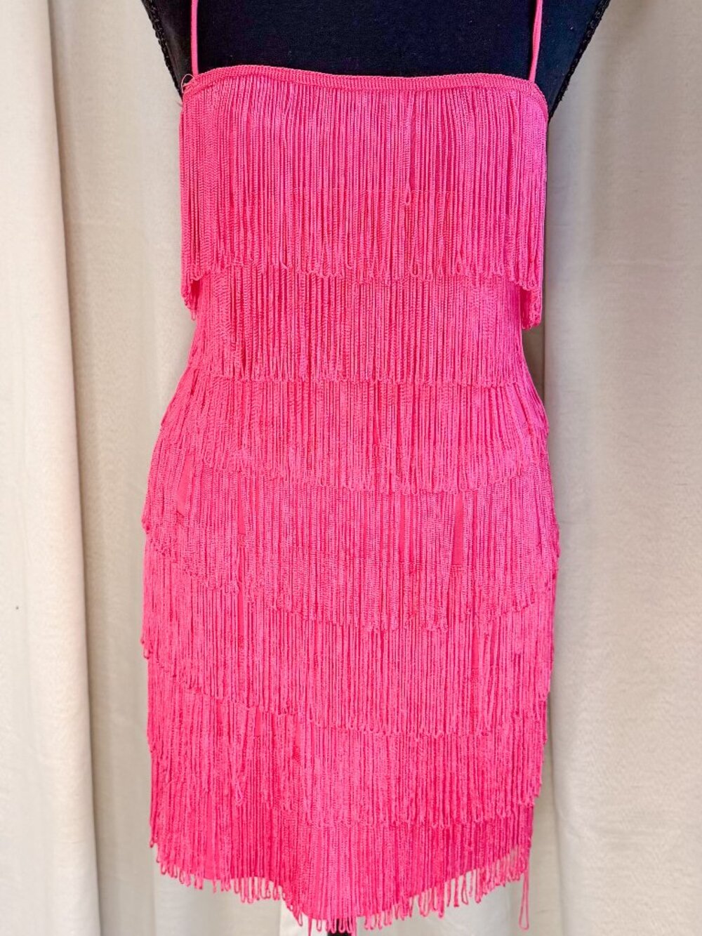 Steve Madden Women's Pink Fringe Dress